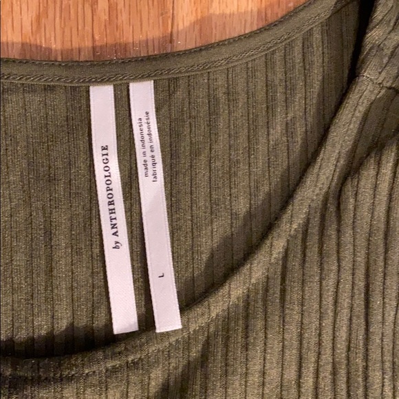 Anthropologie midi boho dress in green size L - Picture 6 of 7